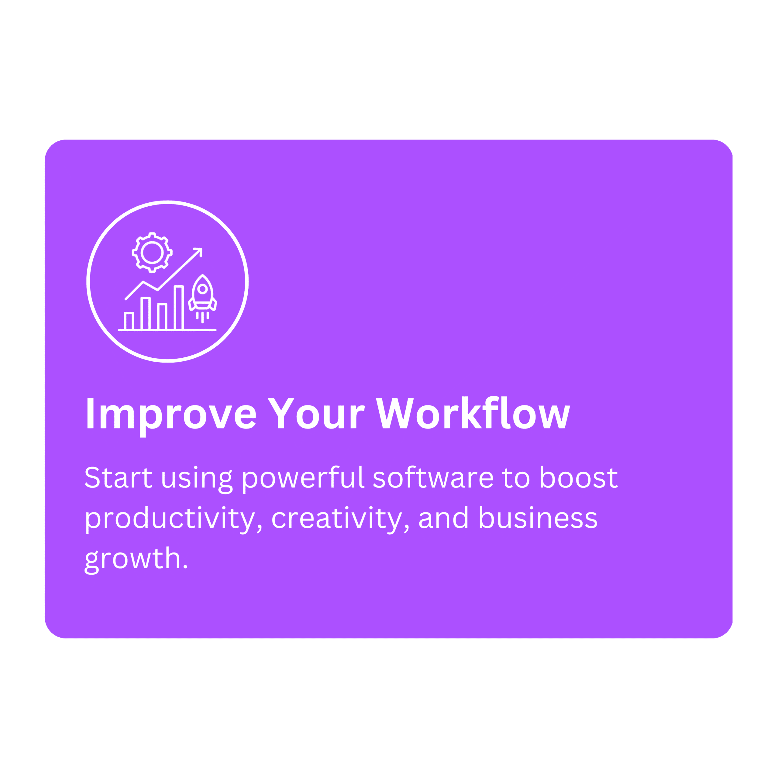 Improve Your Workflow
