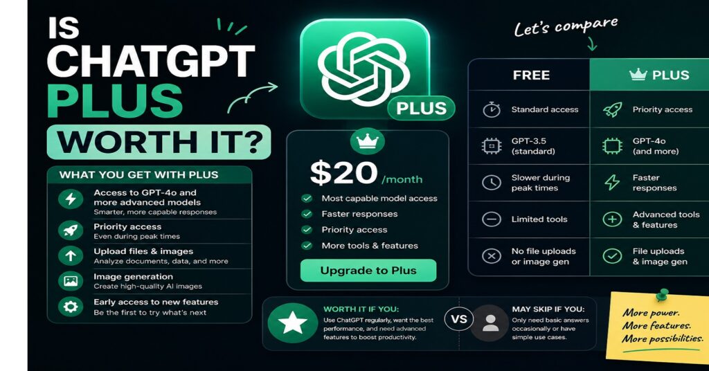 is chatgpt plus worth it