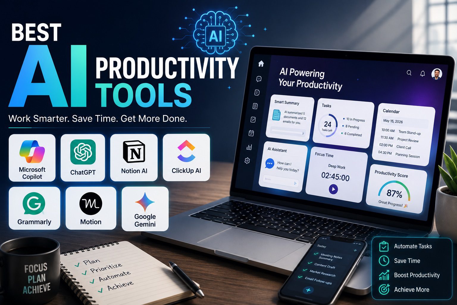 best ai productivity tools